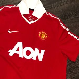 Nike, Manchester United AON Jersey, L